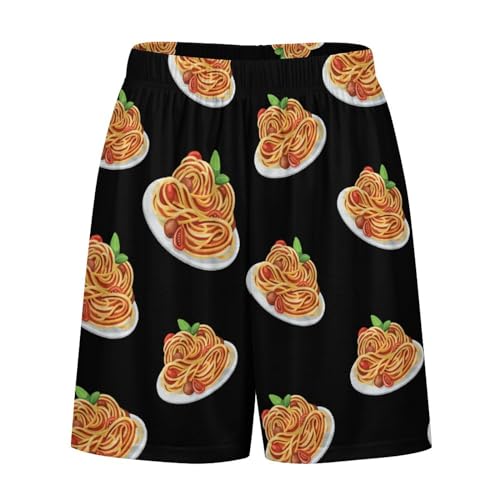 Italy Pasta Noodle Fashion Mens Pajama Shorts Summer Lounge Sleep Bottoms Pants Soft Sleepwear4