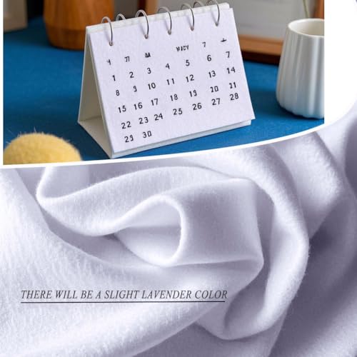 Premium White Felt Fabric 36" x 36" - 1.6mm Thick Soft and Durable Craft Material for DIY Projects, Sewing, and Home Decor 3 Premium White Felt Fabric 36" x 36" - 1.6mm Thick Soft and Durable Craft Material for DIY Projects, Sewing, and Home Decor - Image 2