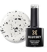 BLUESKY Gel Nail Polish Eggshell-Effect Matte No Wipe Top Coat Soak Off LED UV Light - Chip Resis...
