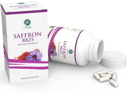 1 Body Saffron Extract 8825 – Antioxidant & Mood Support Supplement – 88.5 Mg Of Pure Safranal Per Vegetarian Capsule #TOP4