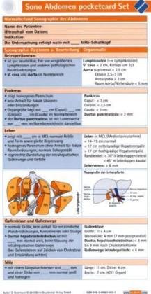 Preisvergleich Produktbild Sono Abdomen pocketcard Set