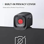 Anker PowerConf C200 2K Webcam for PC/Laptop/Mac, Computer Camera, Low-Light Correction, AI-Noise Canceling Mics, Adjustable Field of View, Built-in Privacy Cover, Stereo Mics, for Meeting - Image 3