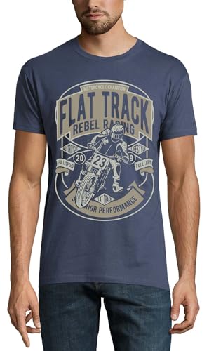 T-shirt Moto Champion résistant en coton denim pour homme actif