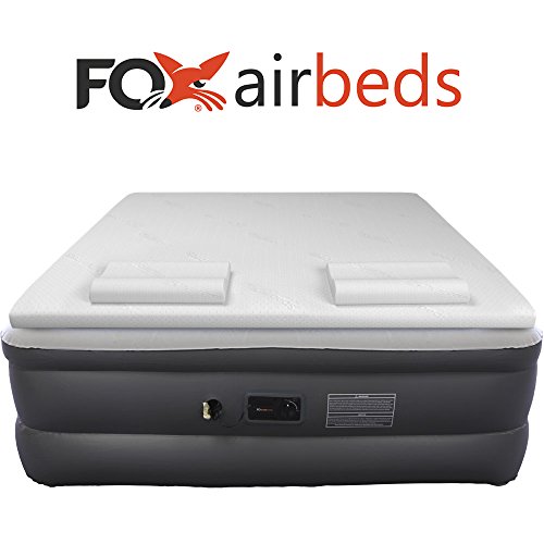 Fox Air Beds Plush High Rise Inflatable Air Mattress Premium