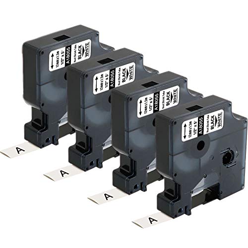 Rhino 5200 Label Maker Heat Shrink Tubes Aonomi Replace for DYMO 18055 Heat Shrink Tubes 1/2