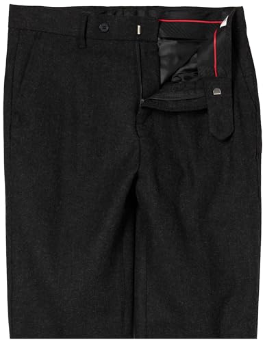 Isaac Mizrahi Boy's Slim Fit Solid Wool Blend Pants3