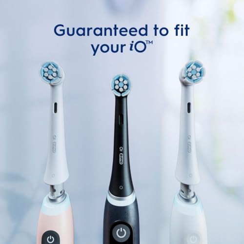 Image of Oral-B iO Series Gentle Care Electric Toothbrush Replacement Brush Heads for an Oral-B Electric Toothbrush, 4 Count, Black
