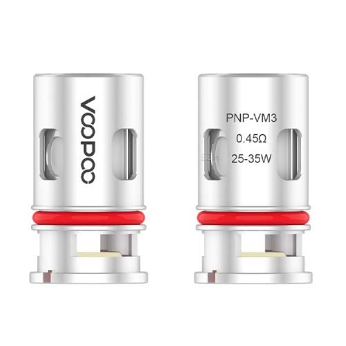 5x Voopoo PnP-VM3 Verdampferköpfe Widerstand 0,45 Ohm – Bild 3