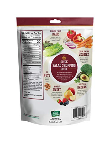 Fresh Gourmet Specialty Croutons | Organic Seasoned | 4.5 Ounce, Pack Of 9 | Crunchy Salad Topper #TOP1