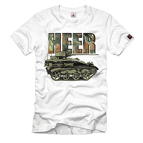 T-shirt Wiesel Heer Panzer XXXXXL blanc ample anti-compression pour parachutiste