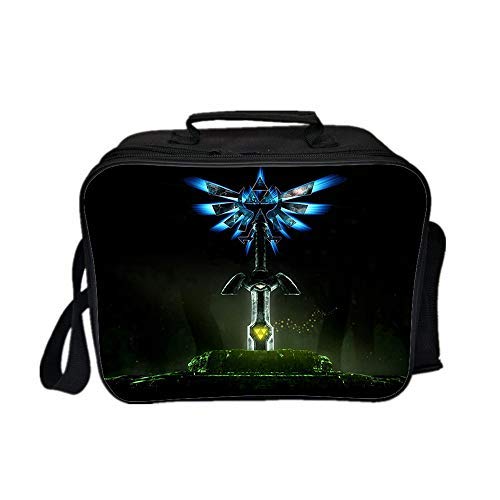 Qushy Legend Of Zelda Adult Lunch Box Lunch Bag Unisex Adult Fashion (A Zelda)