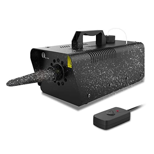 1byone 650W Snow Machine Wired Remote Control Great Machine for Kids, Parties, Parades