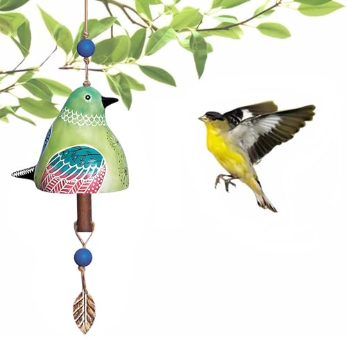 JILITSE Bird Song Bell Wind Chime (Green)
