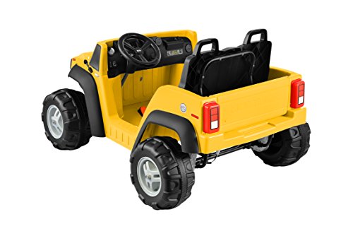 Kid Motorz Hummer H2 12V Battery Powered Jeep - Yellow - Thumbnail 2
