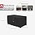 Porch Shield Patio Fire Pit Cover - Waterproof 600D Outdoor Rectangular Fire Table Cover Deck Box Protector - 48 x 28 inch, Black