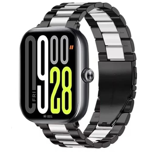 [TYGBFD] Redmi Watch 5�p���^���X�g���b�v�ARedmi Watch 4�p���߉\�ȃX�e�����X�X�`�[���u���X���b�g�AXiaomi Mi Band 9 Pro�p�AMi Band 8 Pro�p���X�g�o���h�A�u���b�N�V���o�[�AMiband 8 