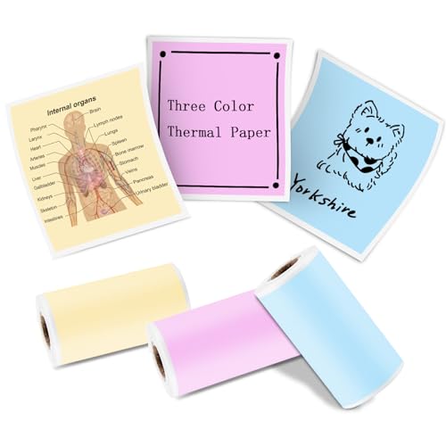 Papel térmico autoadhesivo resistente al agua y aceite de 57 x 30 mm