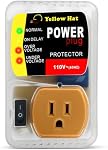 Voltage Protector, Surge Protector for Home Appliance, 110V 15A 2200 Watts, Electronic Surge Protectors with Indicator Light and Adjustable Switch (1 Pack)