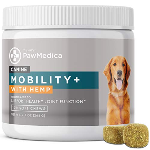 Trustwell PawMedica Glucosamine Joint Care Chews for Dogs, Canine Mobility Support Supplement