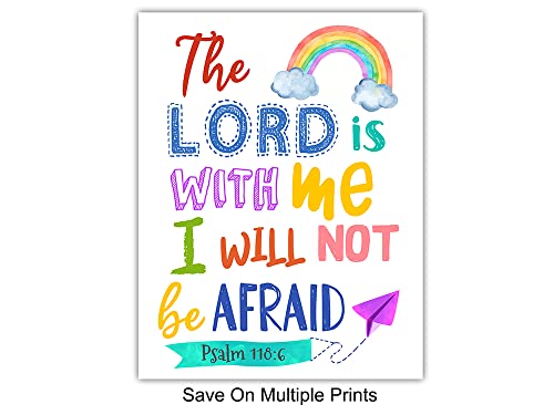 Bible Verse Wall Art - Scripture Wall Art - Christian Wall Art For Kids, Boys, Girls Bedroom - Religious Gifts For Kids - Aesthetic Wall Collage Kit - God Wall Decor - Positive Inspirational Quotes #TOP5