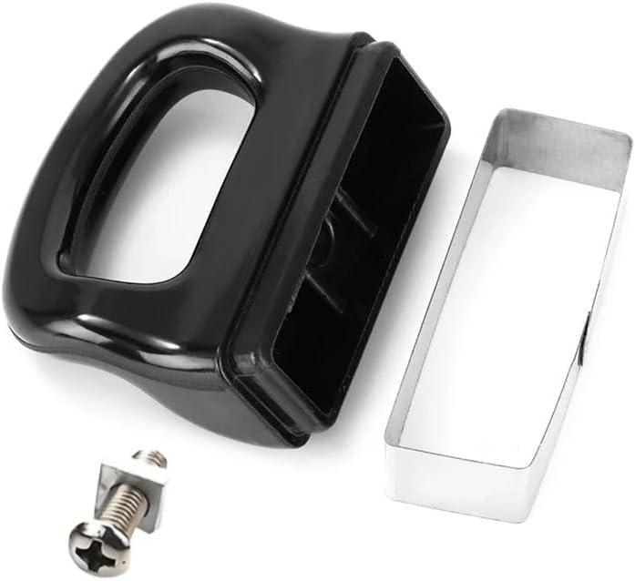 Cookware Parts Side Short Handles Single Hole Short Handle with Screw Black Heat-proof Kitchen Accessory Compatible with Soup Steaming Pot(10PCS)