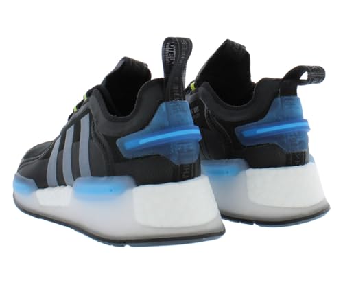 adidas NMD_V3 Boys Shoes Size 5.5, Color: Black/Blue/Grey-Black2