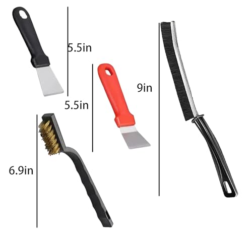 Image of 7Pcs Crevice Cleaning Brush Set Groove Gap Cleaning Tool Difficult to Clean Gaps for Kitchen Bathroom