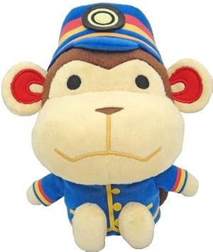 Sanei Animal Crossing Porter 7.5" Plush Doll