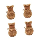 WEKAMOS ペット用スノーブーツ4足セット 犬用冬用ブーツ 滑り止めソール付き 足保護 衝撃吸収 屋外お散歩用シューズ 冷気対策用 スタイル指