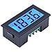 LCD Voltmeter DC Digital Voltage Meter Tester AC100-240V YB5135DB Voltmeter Panel with Blue Backlight(DC 0-200V)