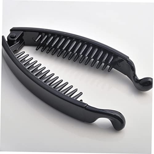 6 Unidades Rabo De Cavalo Clipe De Banana Para Prendedor De Cabelo Apertos De Peixe De Banana Clipe