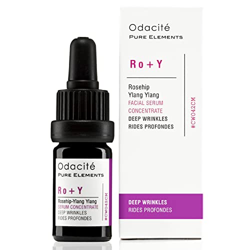 ODACITE Odacité Anti Aging Serum Concentrate with Apricot and Palmarosa - For Fragile Capillaries - Ultra-Soothing Facial Serum for Fragile Skin, Redness & Healthy Looking Skin - 0.17 Fl. Oz