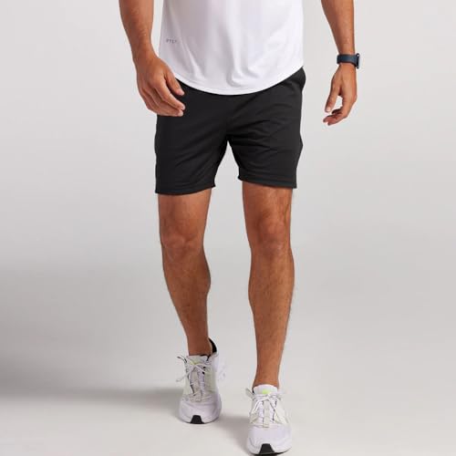 BYLT Men's Linered Trainer Short - Quick Dry Workout Shorts for Men, Drawstring Waistband - Lightweight Polyester & Spandex2