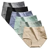 [Raefill] サニタリー 吸水 ショーツ レディース 深め 綿100 生理用 女性用 パンツ レディース 下着 シームレスショーツ 無印 パンティ ファッション オーガニック 補正下着 6枚 セット 3L