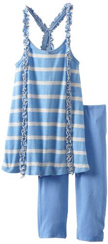 Image of Splendid Littles Girls 2-6X Sugarcane Stripe Tunic Set