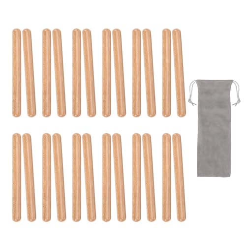 Baquetas rítmicas de madera e instrumentos de percusión para actividades escolares 6
