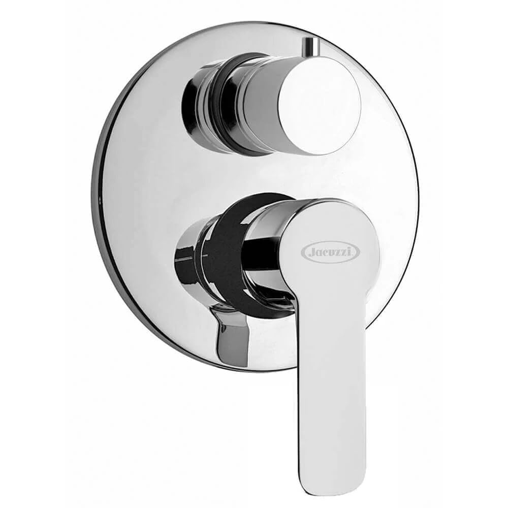 Miscelatore doccia incasso con deviatore monocomando cromato – Eolo | Jacuzzi