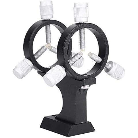 POFET Einstellbare Zeigersucher Zielfernrohr Halterung für Astronomisches Teleskop, Sucherfernrohr-Halterung, Aluminiumlegierung Cover