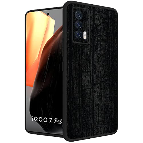 Image of RIGGEAR Sleek Back Cover Case Compatible with iQOO 7 (TPU+PC | Dragon)