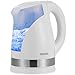 Monzana Bollitore Acqua 1,7L LED Caraffa Elettrica Senza BPA Filtro Anticalcare 2200W