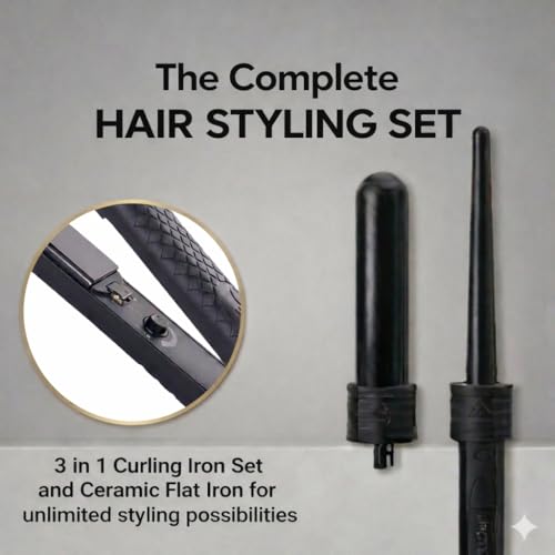 Set 2 en 1 plancha y rizador cerámico HerStyler miniatura 2