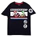 Nintendo Super Mario Bros. Boys Mario Kart & Friends Graphic Short Sleeve T-Shirts (8, Black) 2Pack