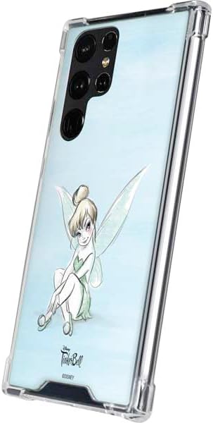 Skinit Clear Phone Case Compatible with Galaxy S23 Ultra - Officially Licensed Disney Tinker Bell Sketch Art Design