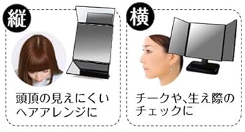 Amazon.co.jp: ヤマムラ 回転三面鏡 ローテーションミラー Y