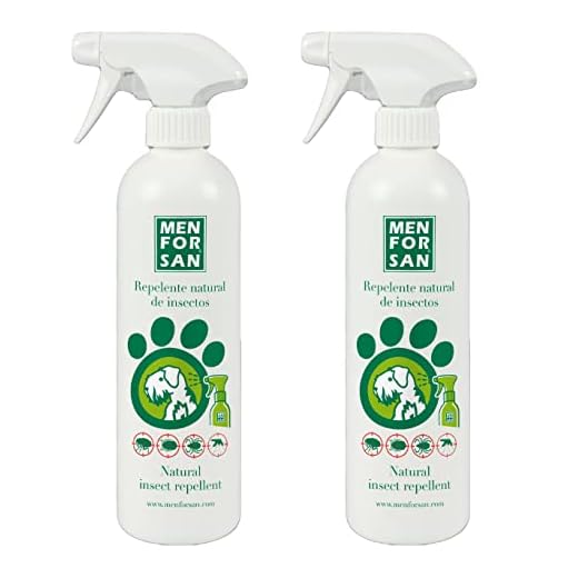 MENFORSAN, Repelente Natural de Insectos con citronela 500ml, Pack de 2 Unidades