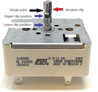 OEM Cooking Switch 3149404, 811411