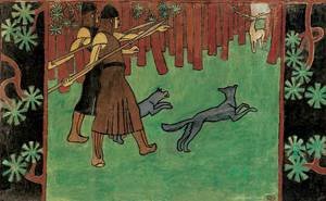 Peinture à l'huile Jeno Remsey The Wondrous Hunt reproduction sur toile