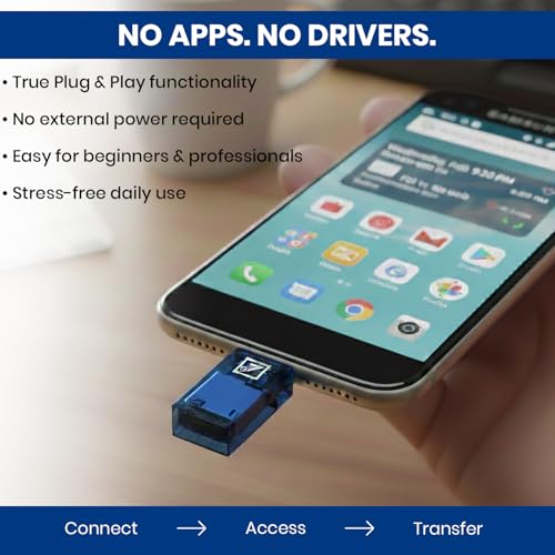 Image of ONE 7 3 in 1 SD & TF Card Reader for Type C | Type C OTG Card Reader | Supports TF, SD, SDHC, SDXC, MMC, RS-MMC, Micro SDXC | High-Speed Data Transfer for Laptop, Tablet & Smartphone (ON CC-40)