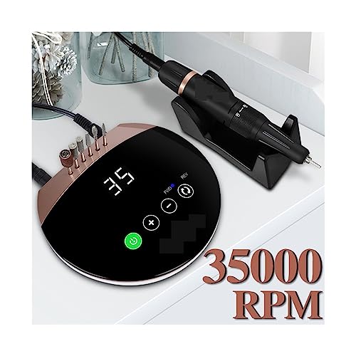 Nail-Grinding-Machine-Electric-Nail-Drill-MachineProfessional-Portable-Nail-Drill-Machine-with-Touch-Screen35000RPM-Electric-Nail-File-for-Acrylic-Nails-Gel-Nails-for-DIY-Home-or-Salon-Mani-Pedis