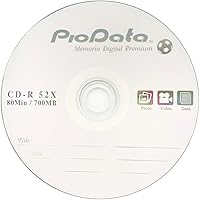 Vista 3 de CD-R 52X 700MB Logo Top Grabable Media – 100 discos de caja de pastel de huso CD en blanco para grabar música a granel discos de CD grabables 100